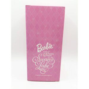 Vintage 1998 AVON Barbie Swan Lake Queen Porcelain Ornament